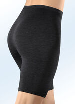 Sylvia Speidel Zweierpack Longpants mit Viskose 1X GRAU MELIERT, 1X SCHWARZ