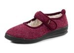 Spangenschuh aus weichem Filz BORDEAUX
