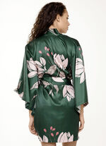 LingaDore Hausmantel in Kimonoform mit buntem Druckdessin 