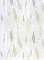 Store mit Punktewelle-Dessin GOLD-GRAU