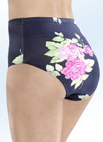 Viererpack Slips mit Rosendessin 