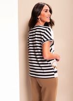 Shirt mit Schmucksteinzier 