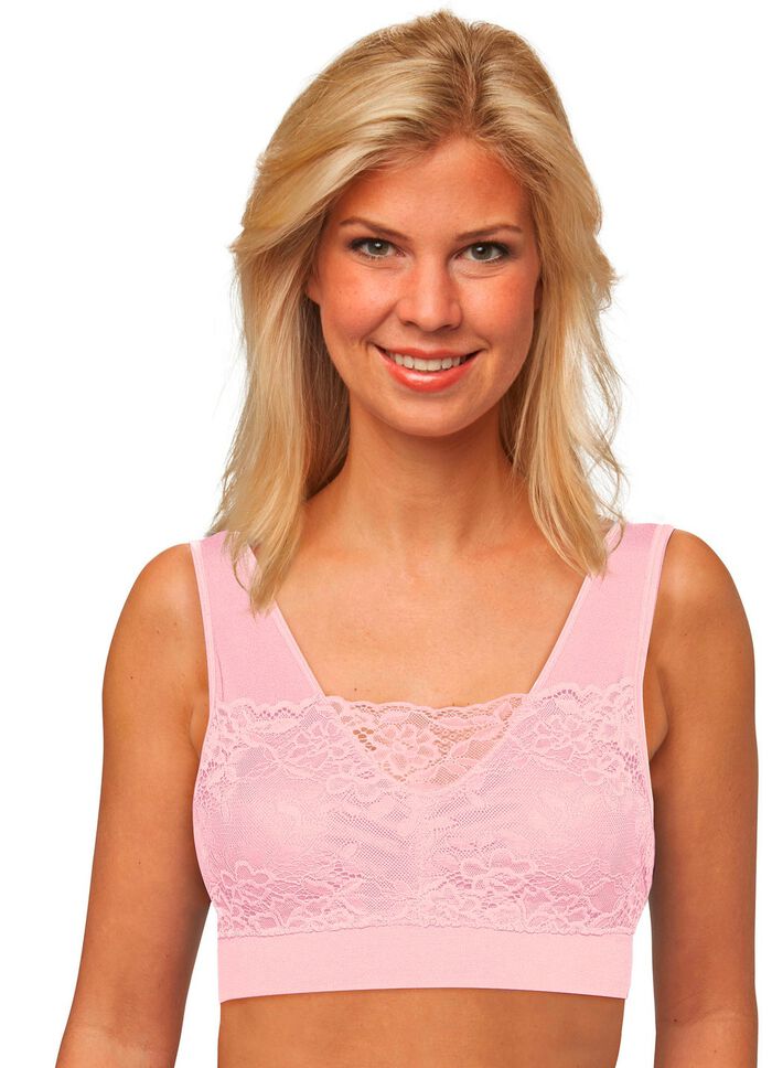 Comfort Spitzen BH im 3er-Set FLIEDER-ROSA-TAUPE