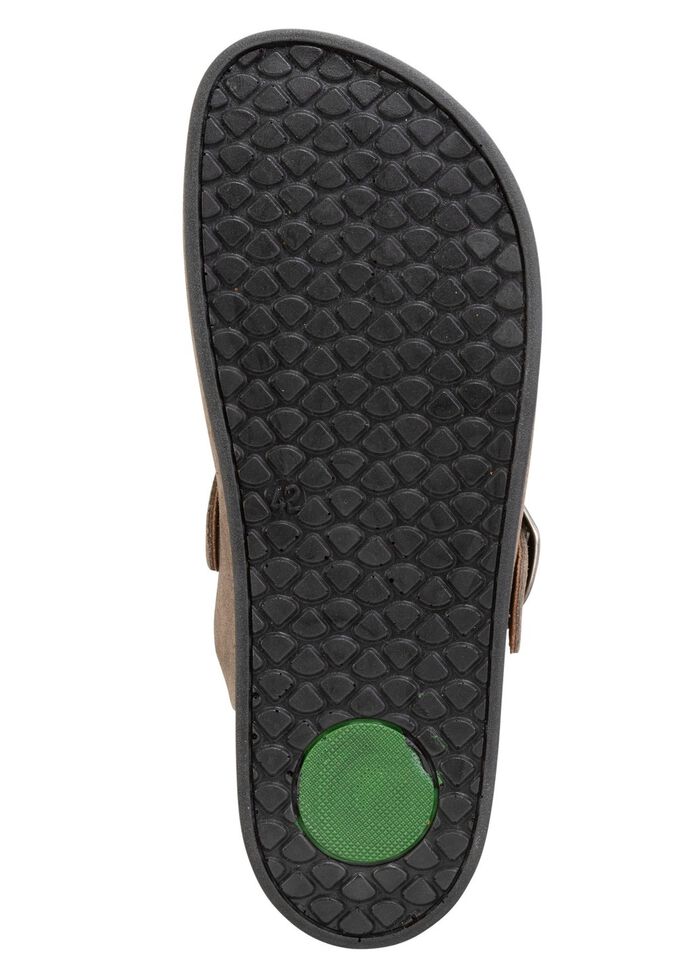 Mubb Clog aus bestem Rind-Veloursleder DUNKELTAUPE