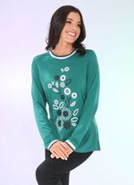 Shirt mit Kontrast-Druck in 2 Farben 