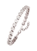 Armband aus Titan mit synth. Zirkonia 