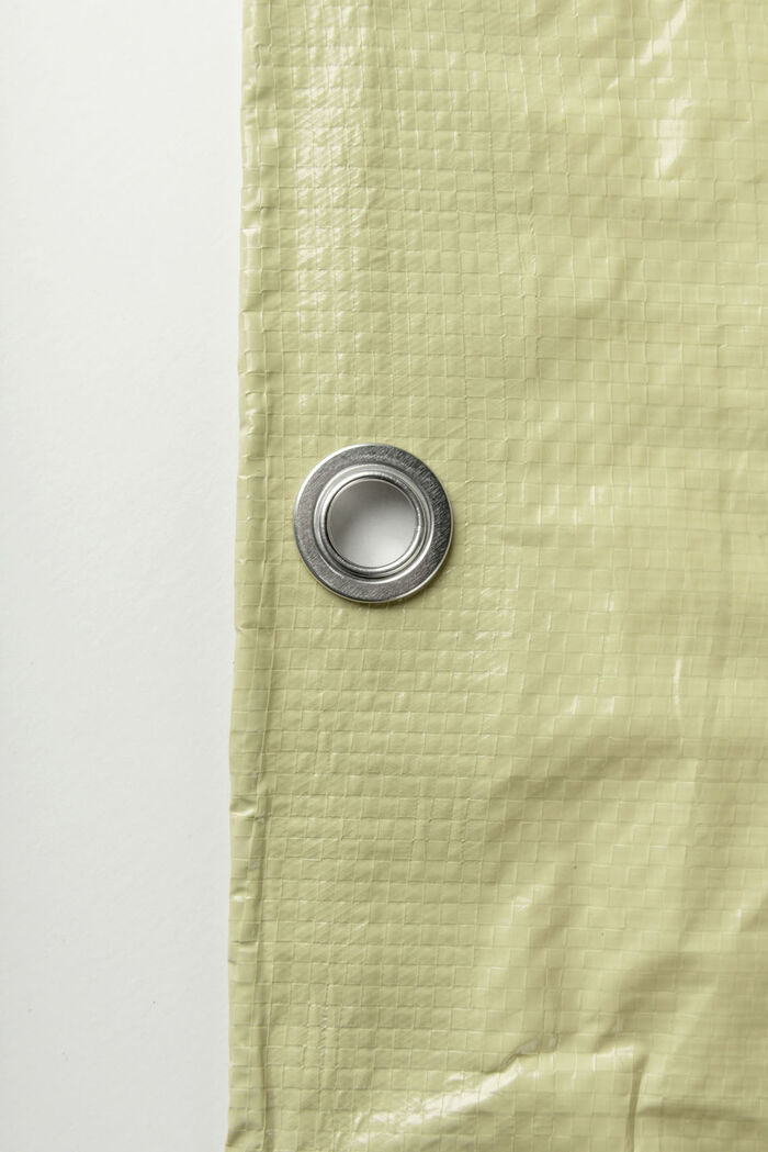 Balkon-Bespannung mit eingearbeiteten Metall-Ösen BUNT