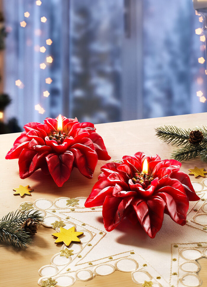 Echtwachskerzen, 2er-Set 