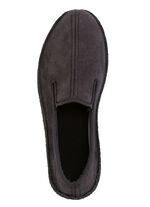 Hausschuh aus Veloursmaterial SCHWARZ