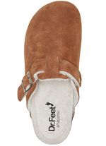 Pantoffel aus weichem Veloursleder 