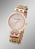 Quartz-Damenuhr mit Metallgehäuse 