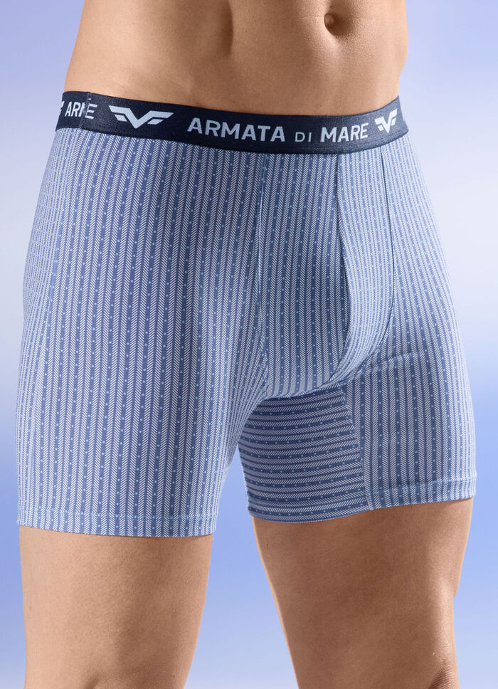 Dreierpack Pants mit Alloverdessin 