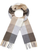 Schal mit Karodessin 