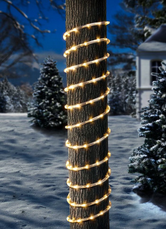 Lichterschlauch, 6 m lang, mit 120 LEDs TRANSPARENT