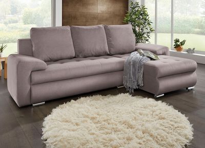 Polsterecke mit Bettfunktion und Bettkasten 