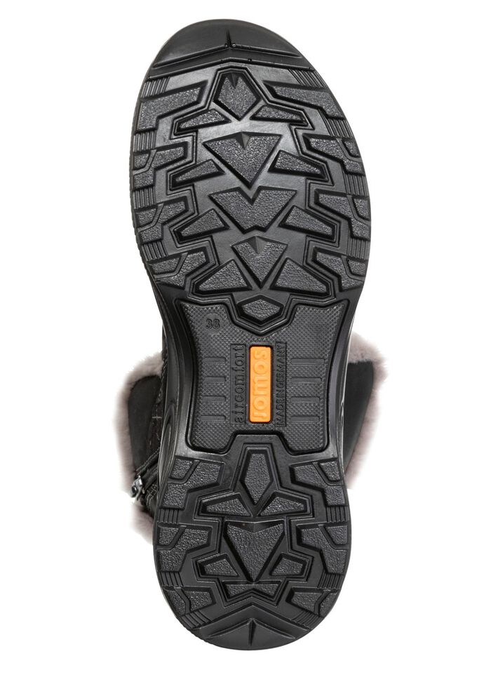 Gef&uuml;tterte Damen-Boots, Winterschuhe, Weite H, mit Rei&szlig;verschluss 