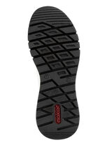 Rieker, stylische Damen-Sneaker, Weite H, mit herausnehmbarem Fu&szlig;bett WEISS-SCHWARZ