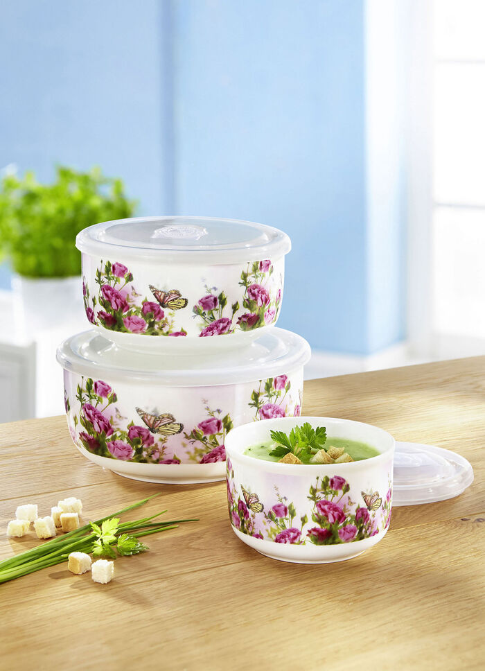 Sch&uuml;ssel-Set aus Porzellan, 3-teilig 