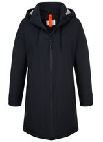 Funktionsjacke mit abnehmbarer Kapuze 