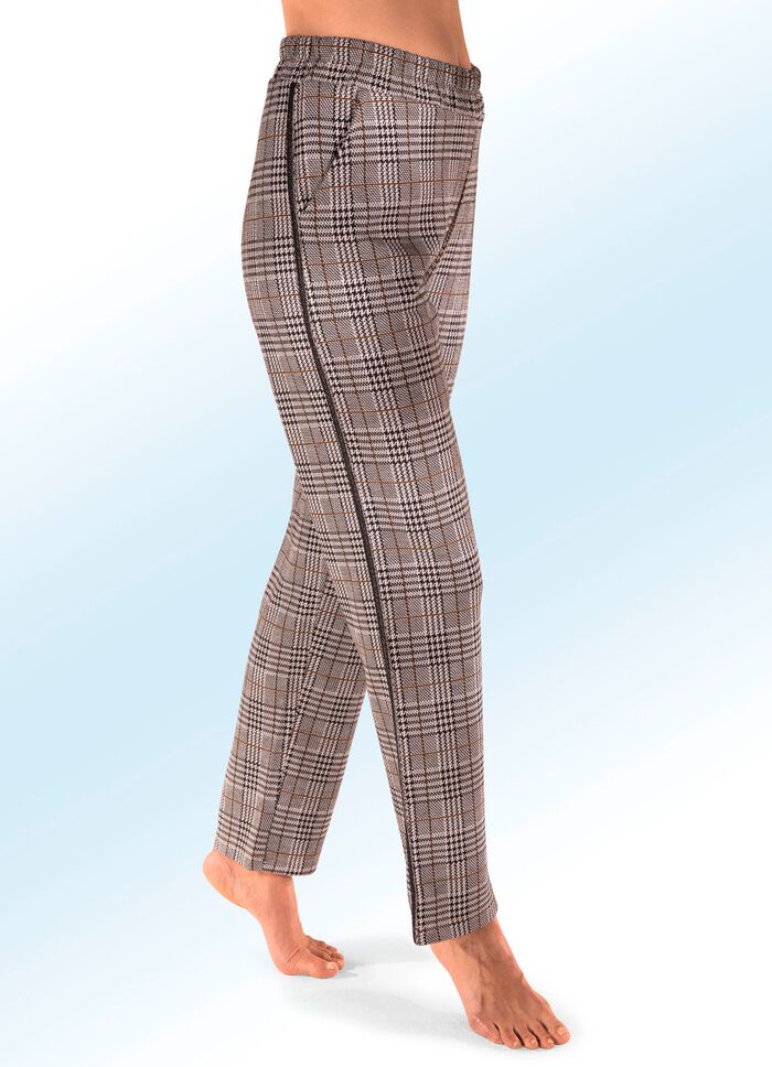 Hose mit Glanzb&auml;ndchen 