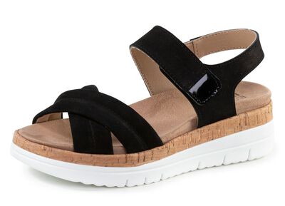 ELENA EDEN, bequeme Damen-Sandalen, Weite H, mit herausnehmbarem Fu&szlig;bett 