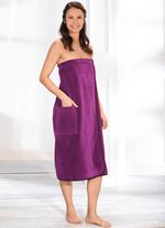 Saunakilt mit praktischen Verstellkn&ouml;pfen BEERE