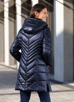 Kurzmantel mit Seitenschlitzen NAVY