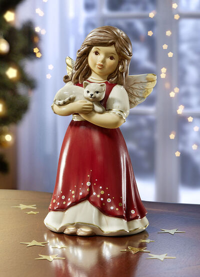 Engel mit Katze aus dem Hause Goebel 