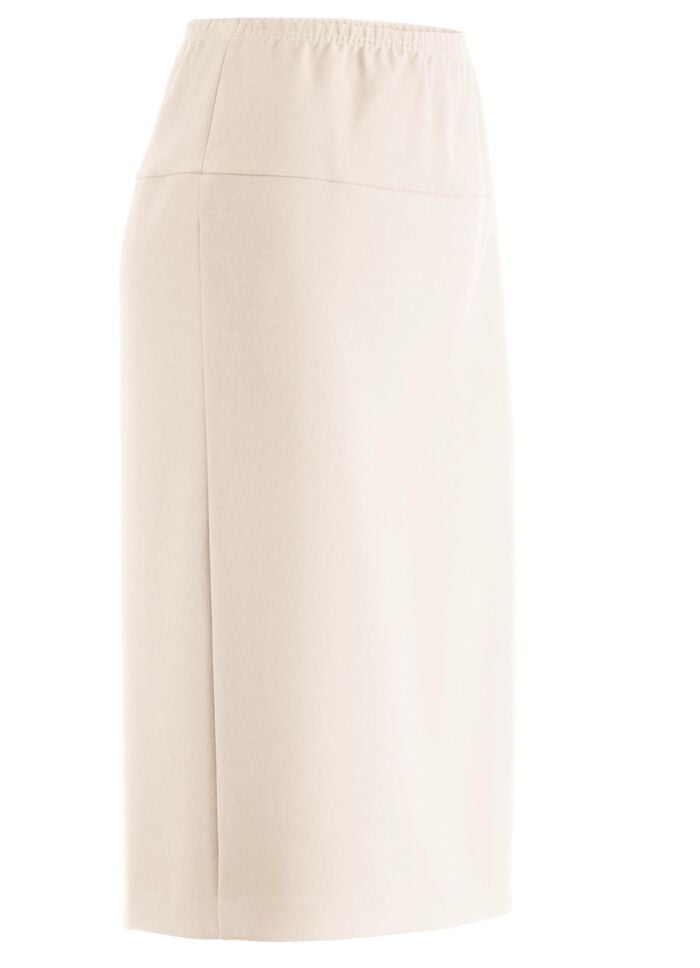 Rock in gerader Schnittf&uuml;hrung BEIGE