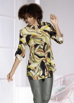 Longbluse mit Hemdkragen 