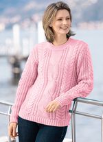 Pullover in Grobstrick ROS&Eacute;