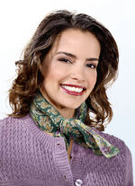 Nickituch mit Floraldessin 