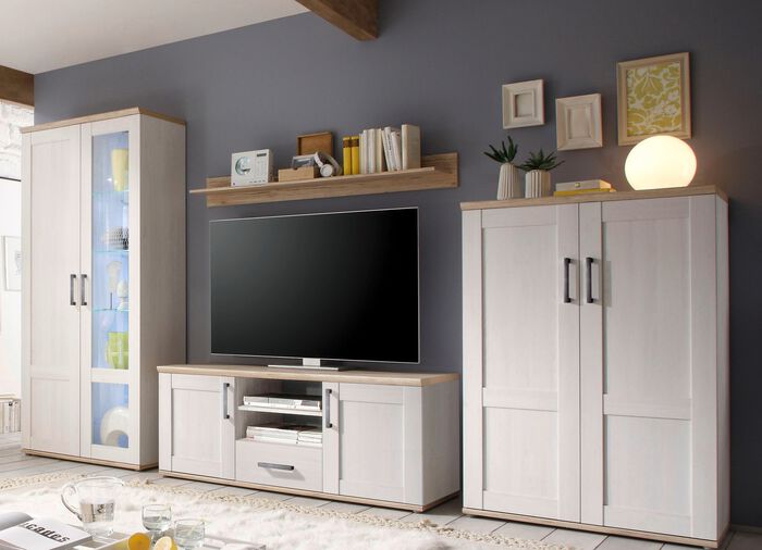 Faszinierende Wohnwand SIBIU-LAERCHE - SAN REMO HELL