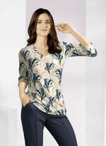 Shirt mit farbbrillantem Allover-Druck 