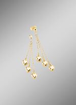 S&uuml;&szlig;e Herz-Ohrstecker aus Gold 