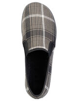 Klassiche Herren-Hausschuhe, mit Gummizug BEIGE