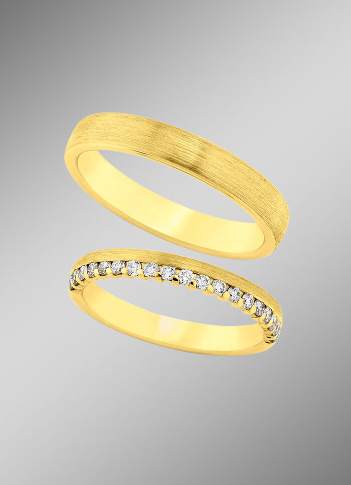 Edler Brillant-Trauring 