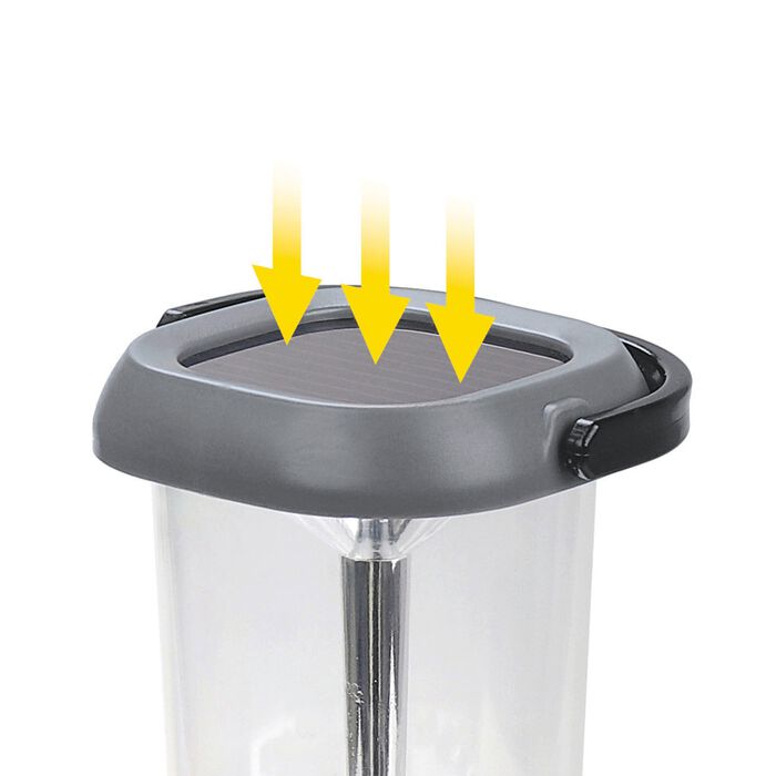 Solar-Leuchte mit integriertem FM-Radio 