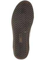 Andrea Conti Schnür-Sneaker mit rückwärtigem Kontrast-Besatz BEIGE