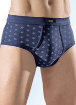 Sechserpack Slips aus FeinrIpp, bunt dessiniert 