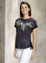 Tunika mit funkelnder Strasssteinzier 