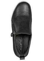 Gemini Slipper aus weichem Rind-Nappaleder SCHWARZ