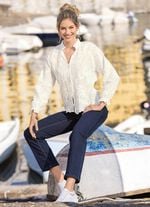 Jeans mit elastischem Formbund 