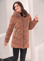 Jacke in topmodischer Lackoptik 