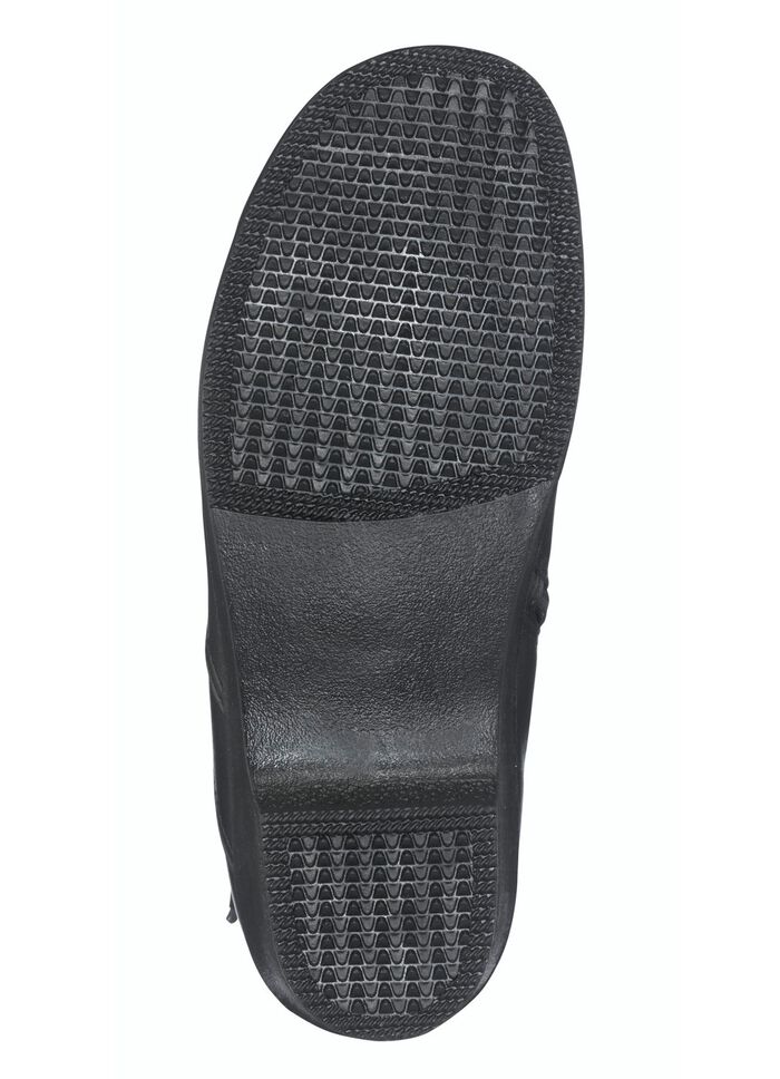 Stiefelette mit verstellbarer Zierspange SCHWARZ