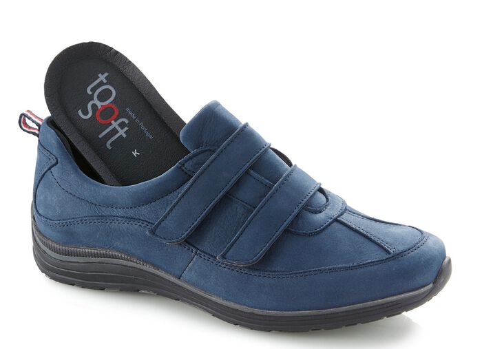 Toosoft Slipper mit gepolstertem Textilfutter MARINE