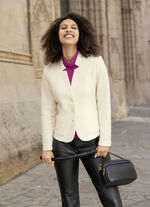 Blusenjacke mit Schulterpolster 