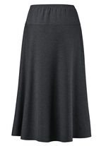 Rock in bequemer Schlupfform ANTHRAZIT MELIERT