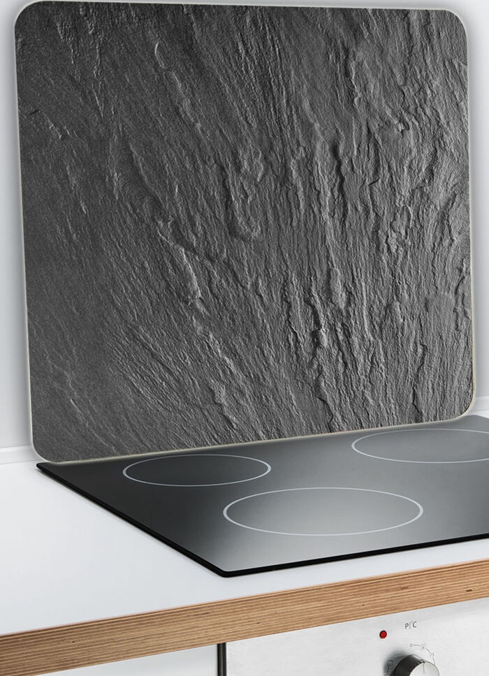 Wenko Wandblende aus Glas, Schiefer 