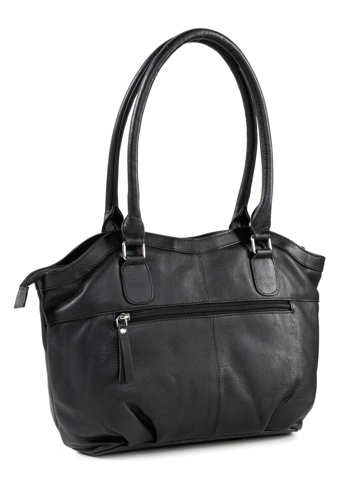 Laurina, Tasche, Damen, aus Leder SCHWARZ